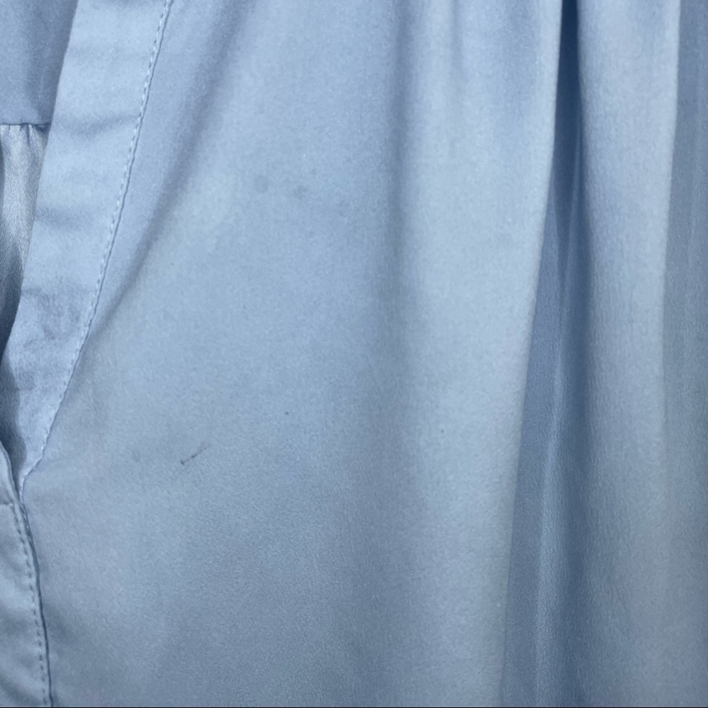 Ann Taylor Baby Blue Blouse - Picture 3 of 6